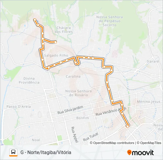 140 VITÓRIA Bus Line Map