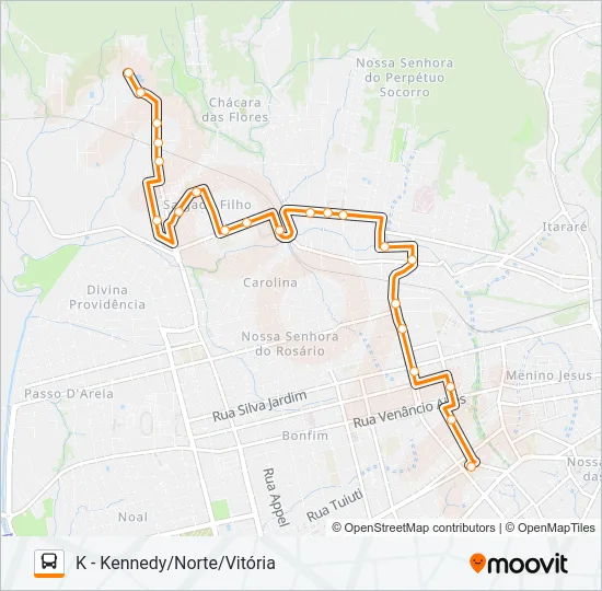140 VITÓRIA Bus Line Map