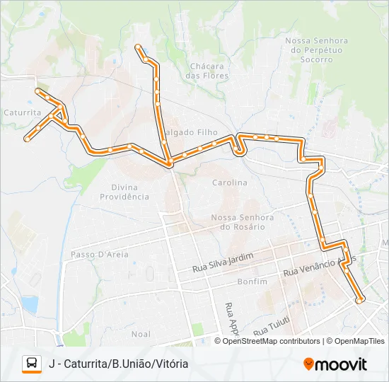 140 VITÓRIA Bus Line Map