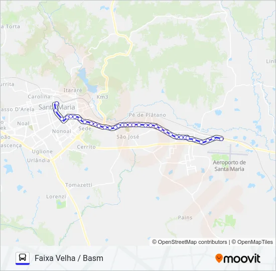 S100 CAMOBI Bus Line Map