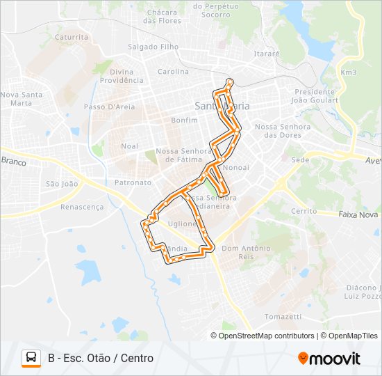 Mapa da linha 590 URLÂNDIA de ônibus