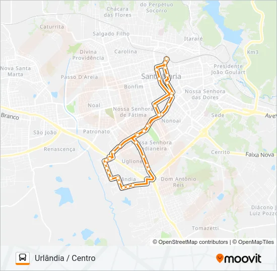 590 URLÂNDIA Bus Line Map