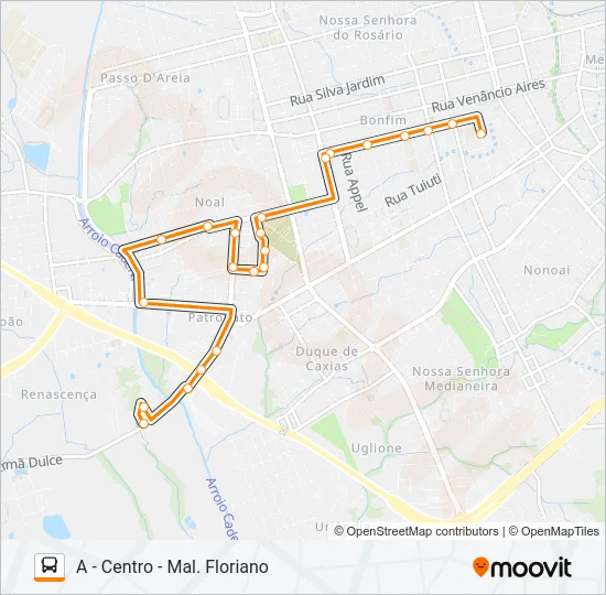 162 PATRONATO Bus Line Map