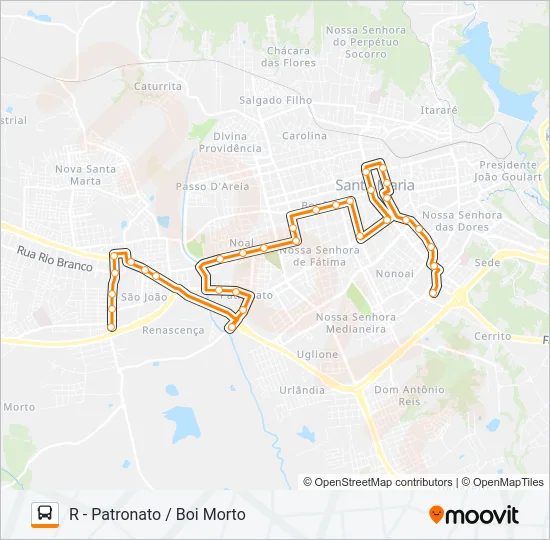 162 PATRONATO Bus Line Map