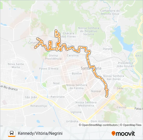 145 BELA UNIÃO Bus Line Map