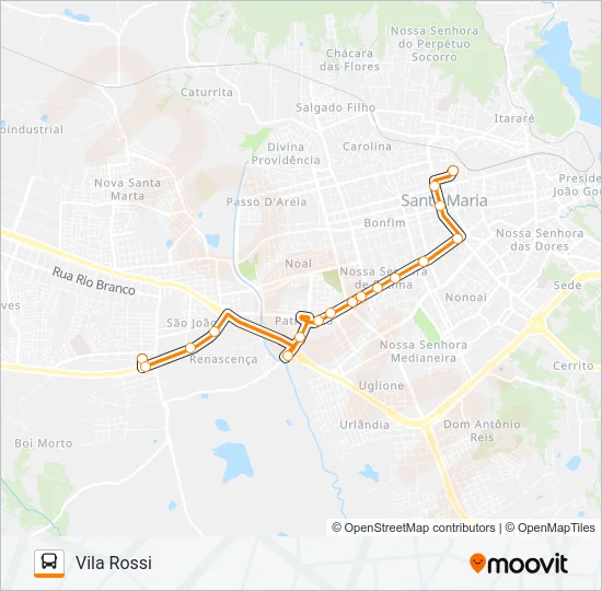 159 VILA ROSSI Bus Line Map