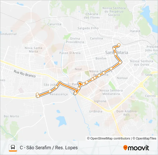 159 VILA ROSSI Bus Line Map