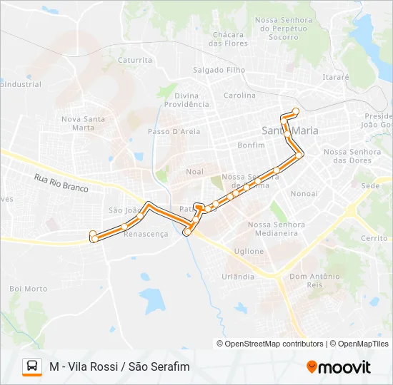 159 VILA ROSSI Bus Line Map
