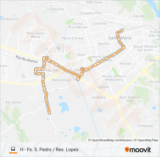 159 VILA ROSSI Bus Line Map