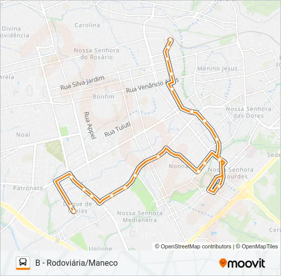 551 MEDIANEIRA Bus Line Map
