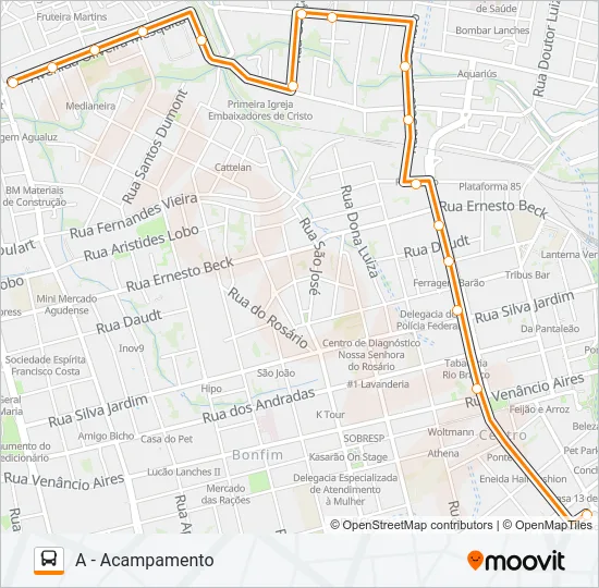 144 SALGADO FILHO Bus Line Map