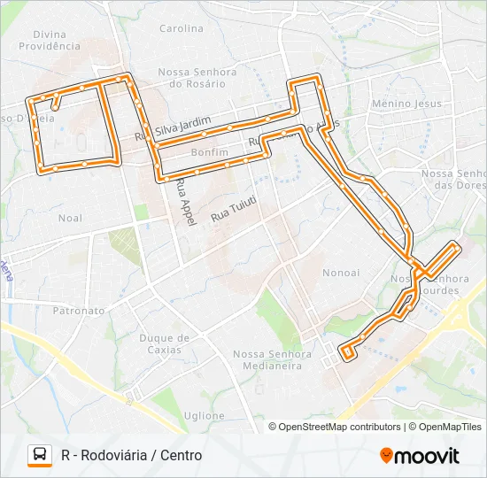 236 VILA OLIVEIRA Bus Line Map