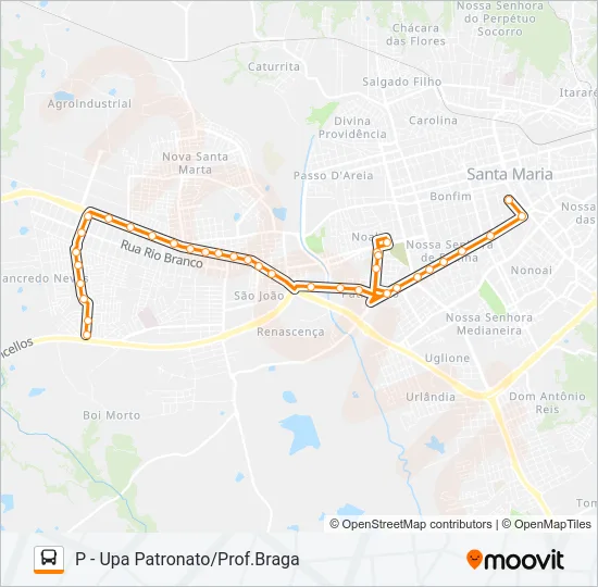 160 TANCREDO NEVES Bus Line Map