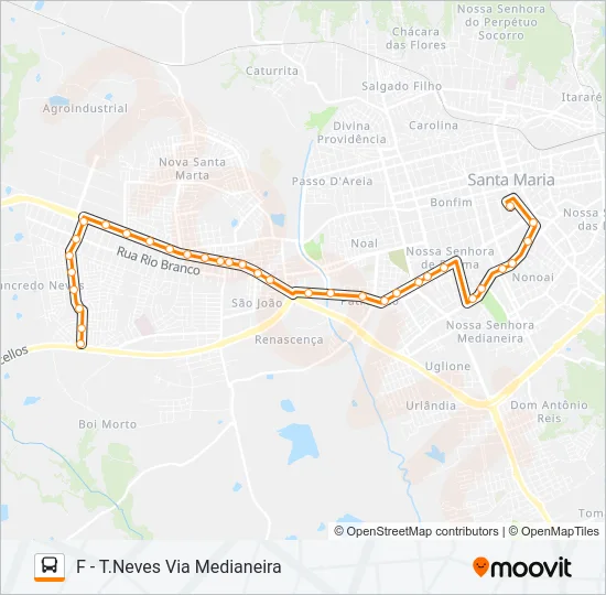 160 TANCREDO NEVES Bus Line Map