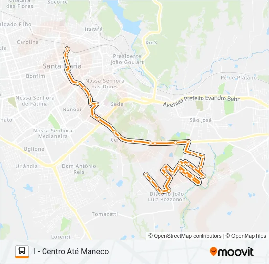 226 JARDIM BERLEZE Bus Line Map