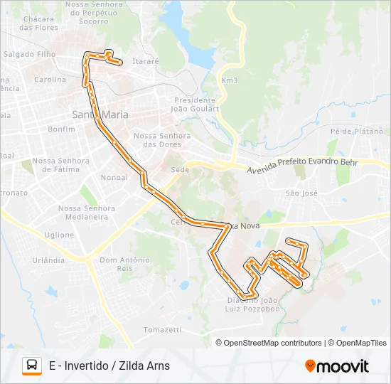 226 JARDIM BERLEZE Bus Line Map