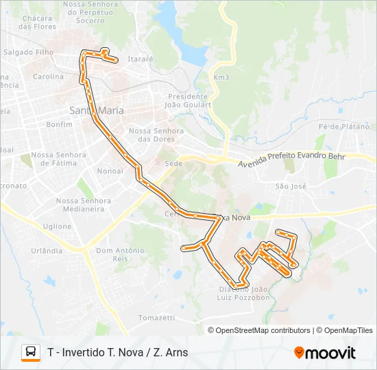 226 JARDIM BERLEZE Bus Line Map
