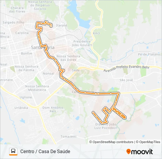 226 JARDIM BERLEZE Bus Line Map