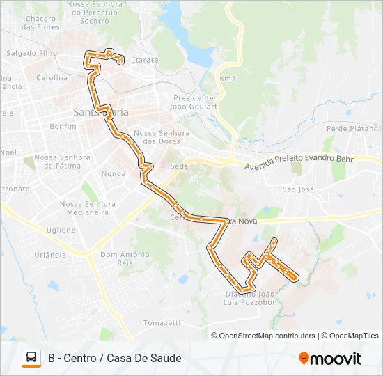 226 JARDIM BERLEZE Bus Line Map