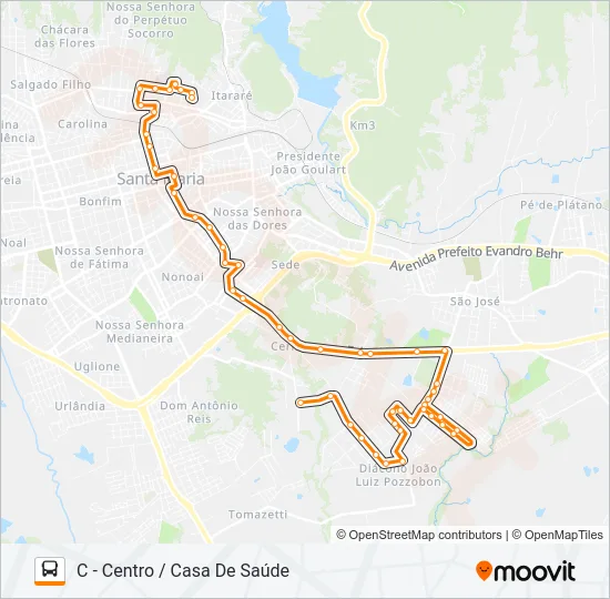 226 JARDIM BERLEZE Bus Line Map