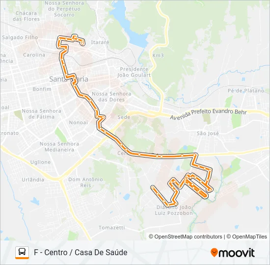 226 JARDIM BERLEZE Bus Line Map