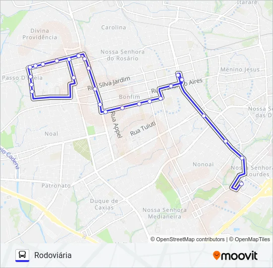 S235 VILA OLIVEIRA Bus Line Map