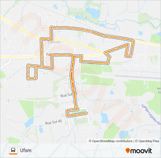 200 CIRCULAR CAMOBI Bus Line Map