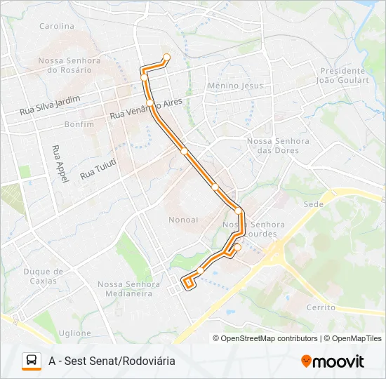 532 BIG / RODOVIÁRIA Bus Line Map