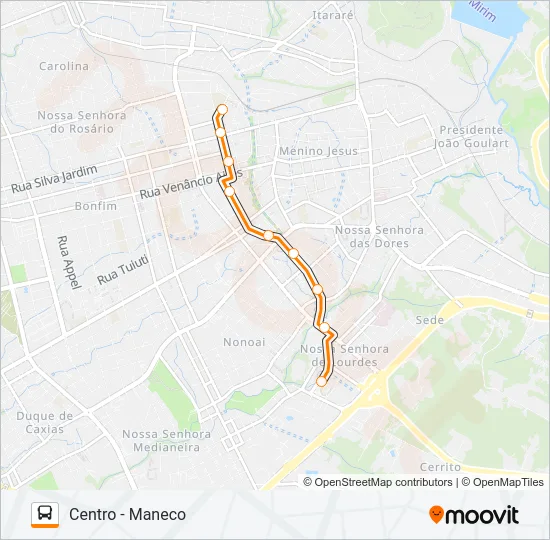 532 BIG / RODOVIÁRIA Bus Line Map
