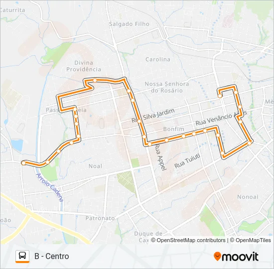 158 PARQUE / RIACHUELO Bus Line Map