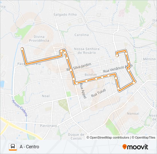 Mapa de 158 PARQUE / RIACHUELO de autobús