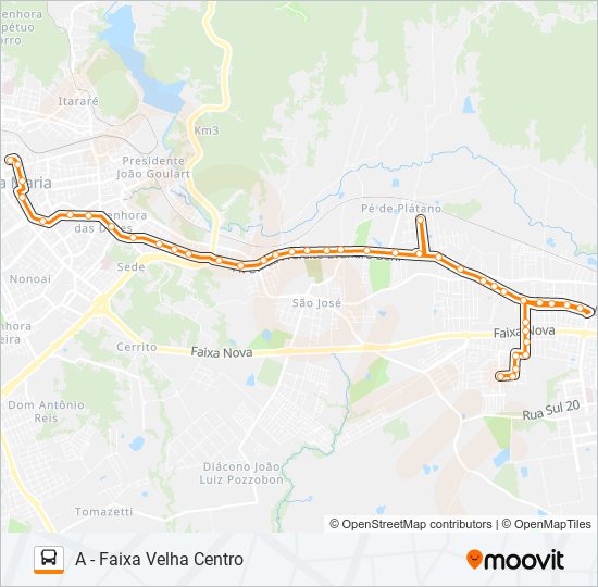 197 COHAB FERNANDO FERRARI bus Line Map