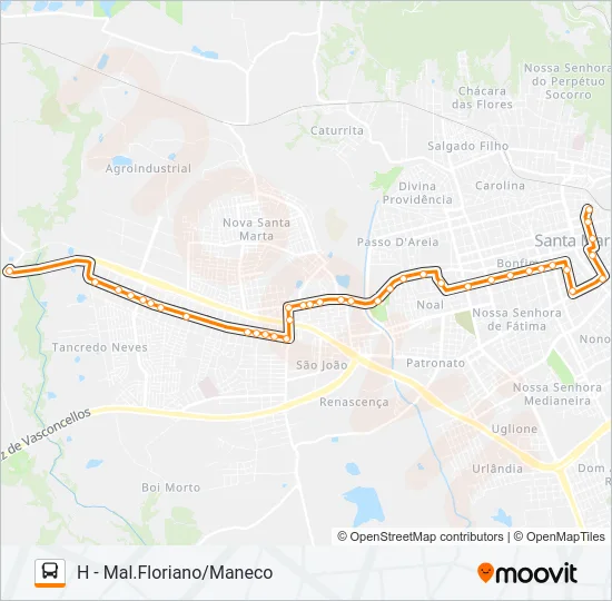 154 PARQUE PINHEIRO MACHADO Bus Line Map