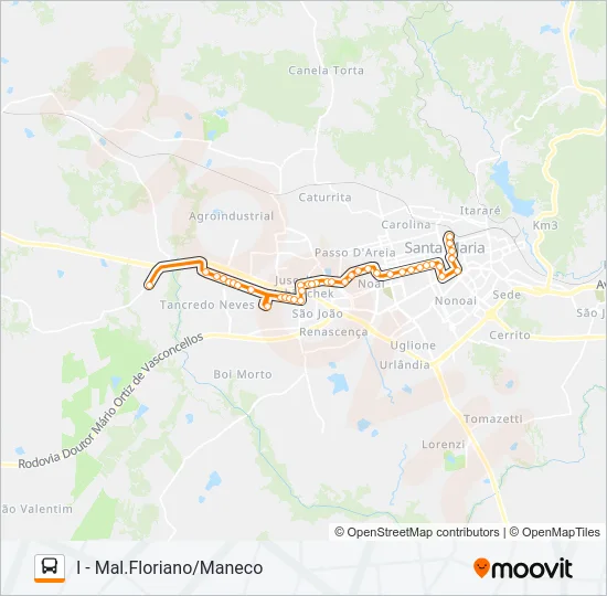 154 PARQUE PINHEIRO MACHADO Bus Line Map