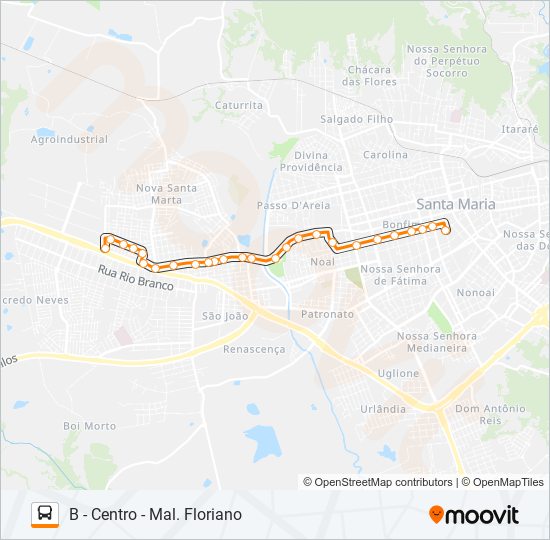 Mapa da linha 154 PARQUE PINHEIRO MACHADO de ônibus