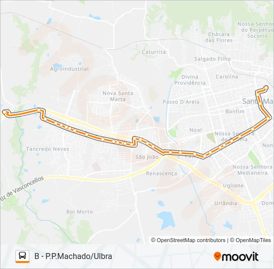 154 PARQUE PINHEIRO MACHADO Bus Line Map