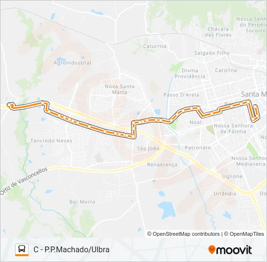 154 PARQUE PINHEIRO MACHADO Bus Line Map