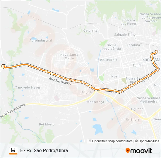 154 PARQUE PINHEIRO MACHADO Bus Line Map