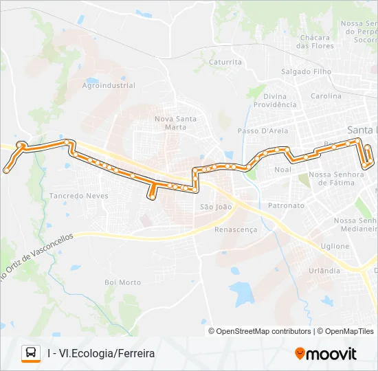 154 PARQUE PINHEIRO MACHADO Bus Line Map