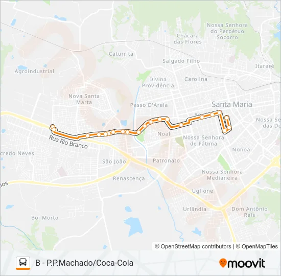 154 PARQUE PINHEIRO MACHADO Bus Line Map