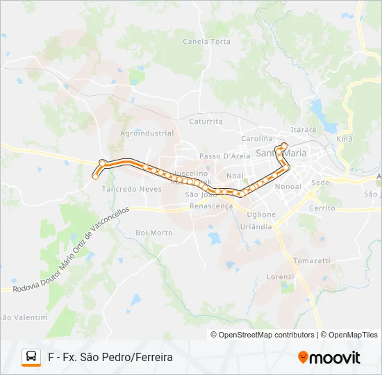 154 PARQUE PINHEIRO MACHADO Bus Line Map