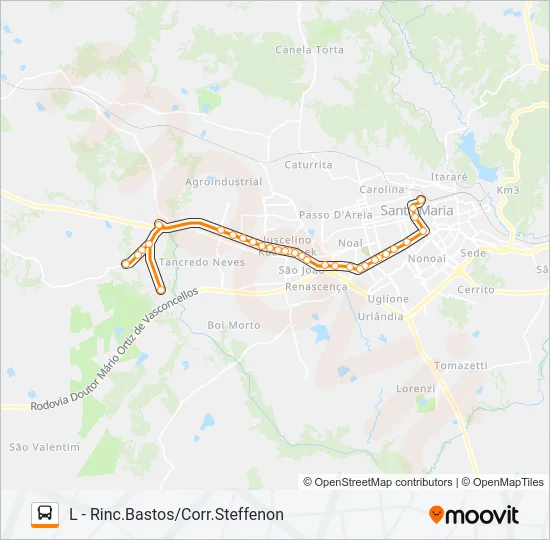 154 PARQUE PINHEIRO MACHADO Bus Line Map