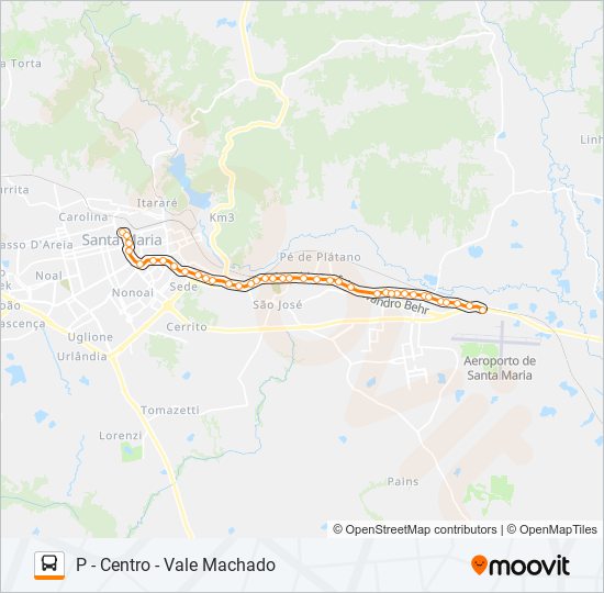 100 CAMOBI bus Line Map