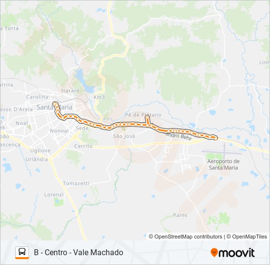 100 CAMOBI bus Line Map