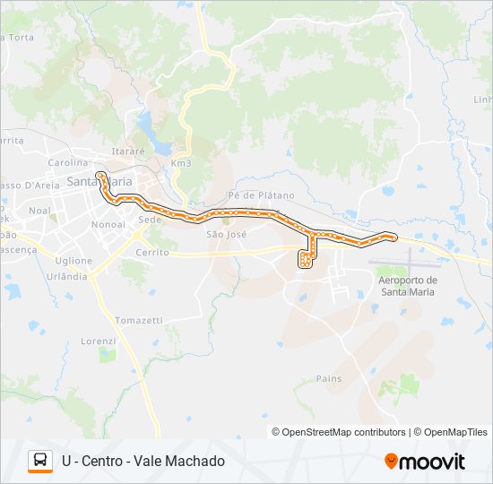 100 CAMOBI bus Line Map