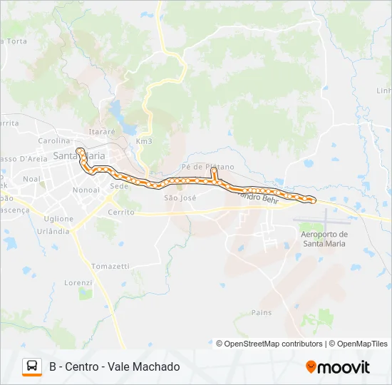100 CAMOBI Bus Line Map