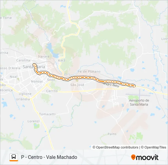 100 CAMOBI Bus Line Map