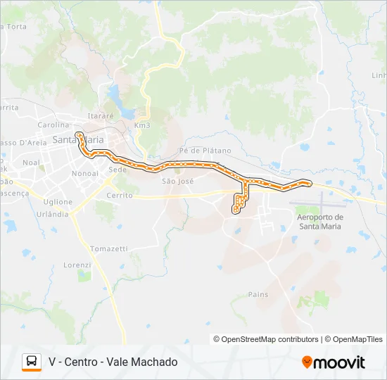 100 CAMOBI Bus Line Map