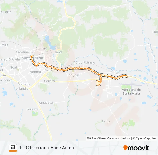 100 CAMOBI Bus Line Map