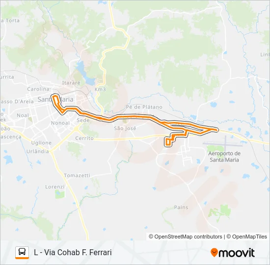 100 CAMOBI Bus Line Map